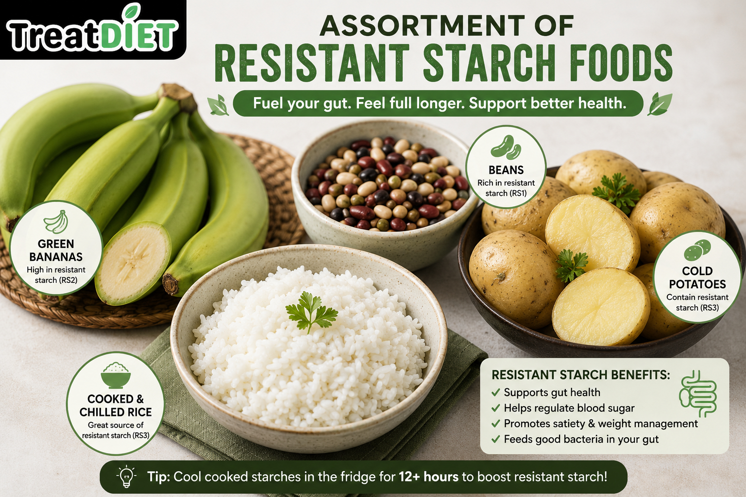 The Ultimate Guide to Resistant Starch: Types, Benefits, and Meal Prep Ideas